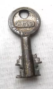 Vintage ABUS Padlock two sided Key - DISKUS #25 - Picture 1 of 1