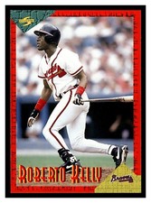 1994 Score Rookie & Traded Roberto Kelly #RT65 Atlanta Braves