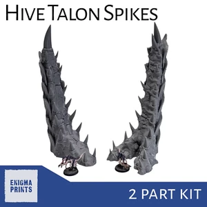Hive Talon Spikes - 28mm 3D Printed Tyranid Terrain for Tabletop Wargaming - Picture 1 of 7