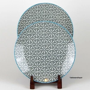 Better Homes & Gardens PIERS GRAY, Set/s of 2 Salad Plates, SUPERB Condition! - Picture 1 of 3