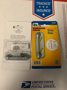 Piastra di battitacco per porte Screen & Storm HH 44-3051 porte in legno o metallo argento confezione da 2 - Foto 1 di 3