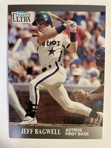 Tarjeta de novato Jeff Bagwell 1991 91 Ultra actualización #u-79 cantidad patio salón de la fama - Imagen 1 de 3