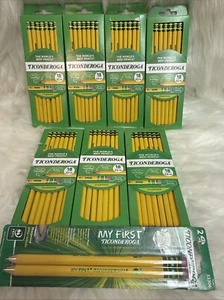7 Schachteln à 18: Dixon Ticonderoga vorgespitzt #2 HB weiche Bleistifte - X13818 D5 - Bild 1 von 6