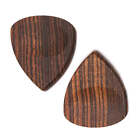 2Pcs Wood Guitar Picks Guitar Pick Plectrum For Acoustic Ukulele Bocote Wood Gui