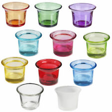 Teelichtglas / Teelichthalter -viele verschiedene Farben von HobbyFun (CreaPop)