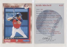 1999 Dunkin' Donuts Pawtucket Red Sox Keith Mitchell #27