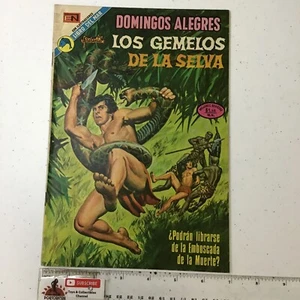 1973 SPANISH COMICS DOMINGOS ALEGRES #1004 LOS GEMELOS DE LA SELVA NOVARO MEXICO - Picture 1 of 5