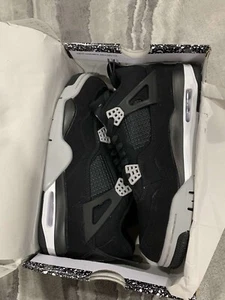 Jordan 4 Black Canvas Size:10 - Picture 1 of 6