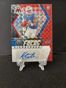 Keon Coleman 2024 Mosaic In Focus Red Prizm Rookie Autograph #155/199 Bills - Bild 1 von 2