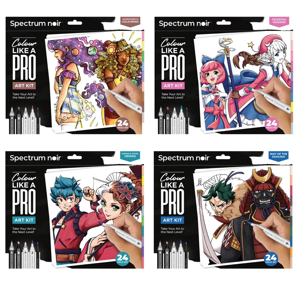 Spectrum Noir - Pro Colour - NEW 24 Pen Pack - Crafter's Companion Free UK p&p - Image 1 of 1