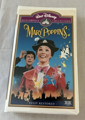 Mary Poppins 1964 (VHS 13746,1997) Disney Masterpiece  Collection Fully Restored - Image 1 of 4
