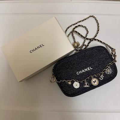 Chanel Blue Makeup Case GWP - With Box - Image 1 of 4