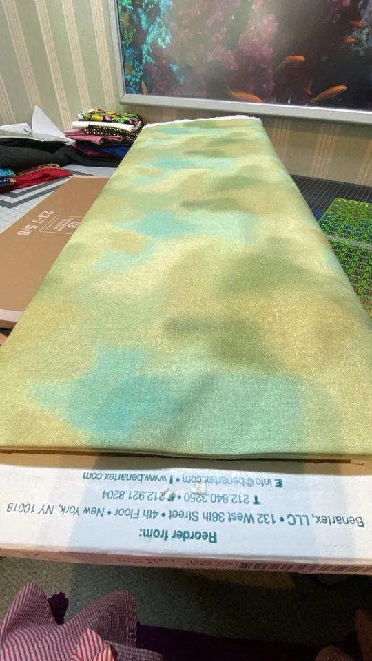 Benartex Color crush lime from Hummingbird song - Image 1 of 1