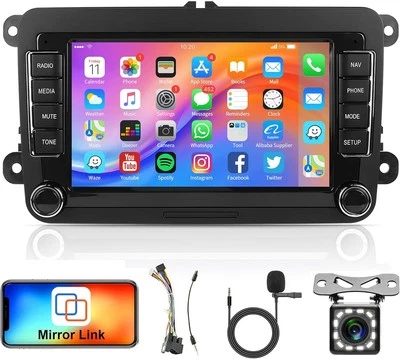 1+32GB Autoradio Android mit GPS Kamera für VW Polo GOLF 5 6 Plus Touran Passat - Bild 1 von 4