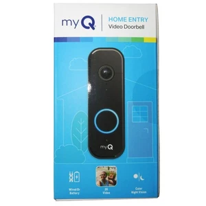 MyQ Live View 2K Color Video Doorbell Night Vision 2-Way Talk Motion Detection - Picture 1 of 11