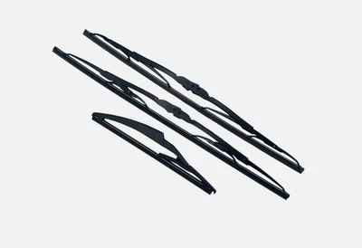 Juego de 3 limpiaparabrisas delantero y trasero Bosch 2002-2011 MINI Cooper R53 R56 R57 Foto 1 de 4