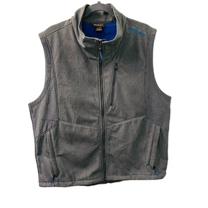 Ariat Vest Mens XL Gray 2.0 Softshell Wind Water Resistant Zip Gorpcore - Picture 1 of 11