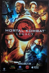 SDCC EXCLUSIVE WB WARNER BROTHERS MORTAL KOMBAT LEGACY PROMOTIONAL POSTER - Bild 1 von 1