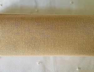 Blank Needlepoint Canvas 24 Ct Congress Cloth Ivory Size 24-1/2" X 12" New - Picture 1 of 2