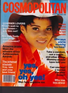 COSMOPOLITAN 1991 May FREE GIFT WRAP Fast Dispatch - Foto 1 di 2