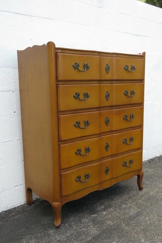 French Solid Cherry Chest of Drawers by Cassard Chateau Furniture 2427 Cover