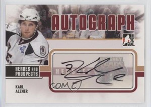 2009-10 ITG Heroes and Prospects Auto Karl Alzner #A-KA Auto
