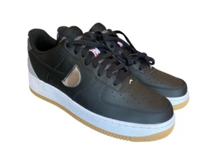 303) Nike Air Force 1 Low '07 LV NBA Black/Silver/Gum CT2298-001 Men’s Size 12 - Picture 1 of 5