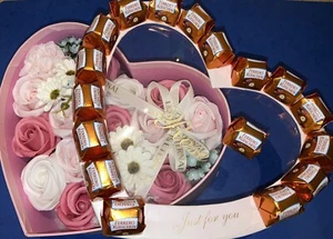 Rosenherz Blumen Hochzeit Geburtstag Geschenk Liebe Partnerin Herz Muttertag - Bild 1 von 12