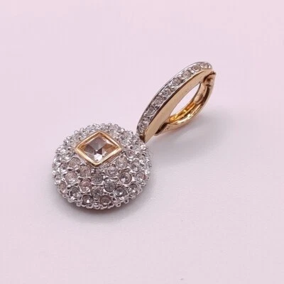 ⭐ Pierre Lang Anhänger Charm Halskette Kette Gold Collier Perle Stein 256 ⭐ - Bild 1 von 3