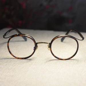 Men Round tortoise Eyeglasses John Lennon dark tortoise round glasses for women - Picture 1 of 8