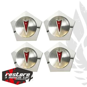 1970-1981 Firebird Trans Am Honeycomb Wheel CENTER CAP Red Arrowhead Logo - Picture 1 of 4