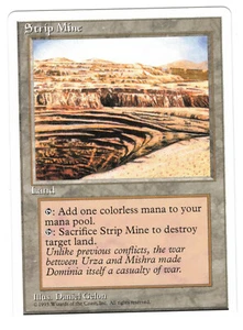 ►Magic-Style◄ MTG - Strip Mine - Alternate 4th Fourth Edition - NM - Picture 1 of 2