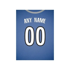 Minnesota Timberwolves Jersey Print-Personalized Any NAME & NUMBER - Picture 1 of 6