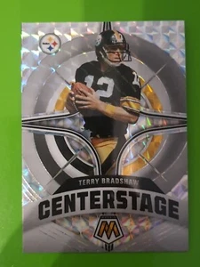 2022 Panini Mosaic Centerstage Terry Bradshaw Steelers Silver Mosaic Prizm - Bild 1 von 2