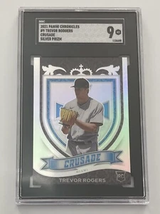 2021 Panini Chronicles #9 Trevor Rogers RC Crusade SGC 9 Mint Silver Prizm - Picture 1 of 2