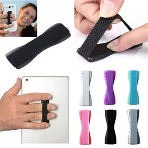 Support de téléphone à doigt poignée en plastique support antidérapant pour téléphone intelligent portable - Photo 1 sur 10