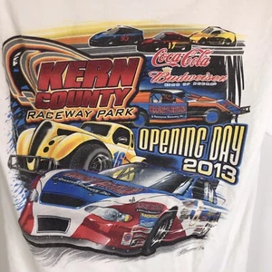 Kern County Ca Raceway Park T-shirt Opening Day 2013 Size S - Picture 1 of 6