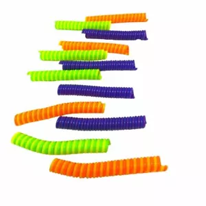 3625 Pk12 2.5-Inch Plastic Twist Foot Talon Craft Part Bird Toy Parakeet Conure - Picture 1 of 3