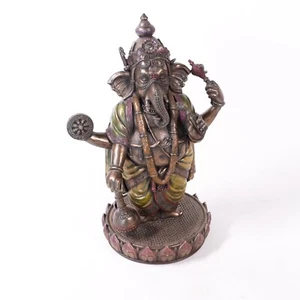 Lord Ganesh Hindu Gott Harz Büste 5"x8" Elefant Statue Figur Kunst Wohndeko - Bild 1 von 9