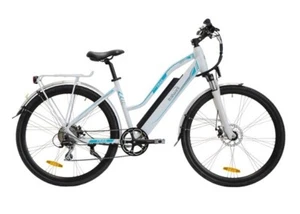 BICI ELETTRICA ITALWIN TRAIL REAR 28" TREKKING ALLUMINIO EBIKE DISCO 417WH BIANC - Foto 1 di 1