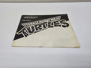 TMNT Teenage Mutant Ninja Turtles (Nintendo NES) Booklet / Manual Only - Picture 1 of 2