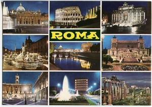 Postal Plurigrama Terni Roma - Roma, Italia - Multivista (9 imágenes) - Imagen 1 de 2