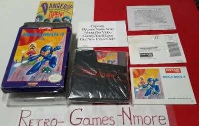 MegaMan 4 Nintendo 1992 AUTHENTIC Mega Man 4 NES Actual pictures READ/LOOK WELL! - Image 1 of 4
