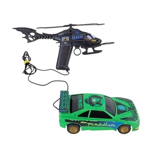 Batman Forever Chasers Batcopter & Riddler Auto Spielzeug von Tonka 1995 - funktionstüchtig - Bild 1 von 11