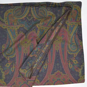 Federa cuscino Ralph Lauren Home Pomeroy prugna King Supima cotone paisley boho lusso - Foto 1 di 8