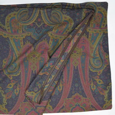 Funda de Almohada Ralph Lauren Home Pomeroy Ciruela King Supima Algodón Paisley Boho Lujo Foto 1 de 4