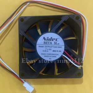 Nidec BETASL D07R-07T2S3 04A1 7V 0.05A 7015 7cm 3-wire cooling fan - Picture 1 of 2