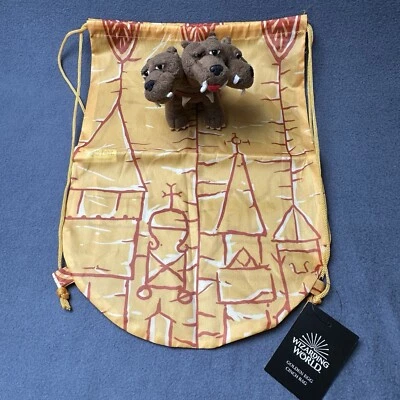 Gund Harry Potter Fluffy The Cerberus 3 Headed Dog And Lootcrate Golden Egg Bag - Image 1 of 4