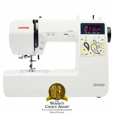 Janome JW 8100 JW8100 Fully-Featured Computerized Sewing Machine + Warranty - Image 1 of 4