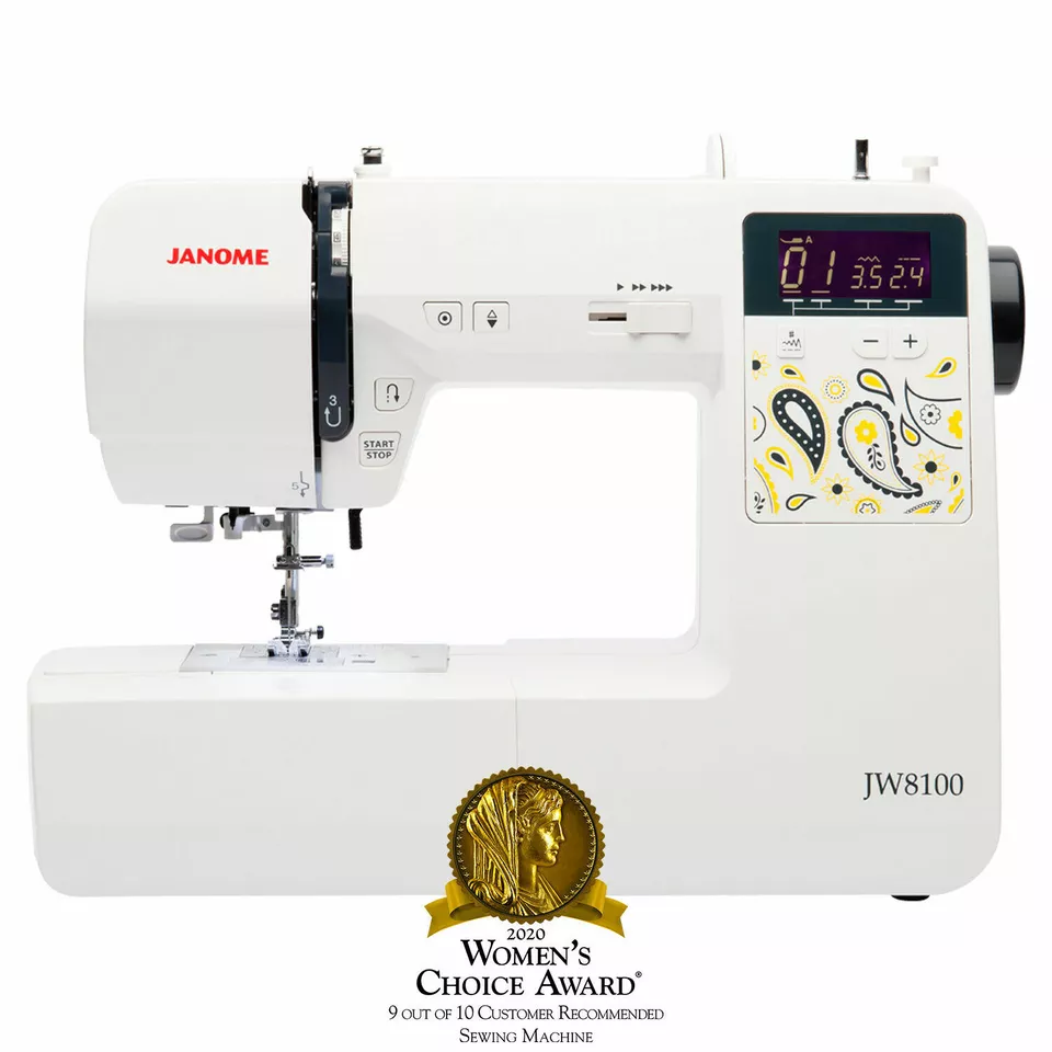 Janome JW 8100 JW8100 Fully-Featured Computerized Sewing Machine + Warranty - Image 1 of 4